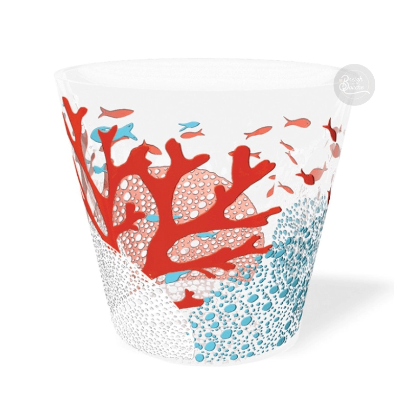 VERRE POISSONS ET OURSONS