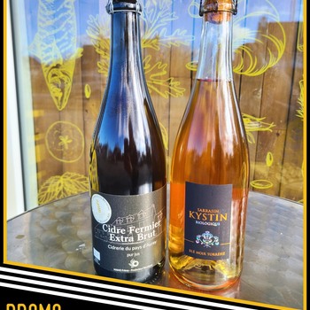 Ce mois-ci, 2 cidres sont en promotion ! 

Promotion exceptionnelle du cidre Kystin au blé noir (75cl) - 9,99€ au lieu de 13,00€ (soit environ 23% de remise)

Promotion du cidre Extra Brut, médaillé d'or, de la cidrerie du Pays d'Auray (75cl) - 5,80€ au lieu de 6,50€ (soit environ 10% de remise)

Valable tout le mois de février en magasin. Dans la limite des stocks disponibles. 
Kenavo ar’vechal

#cidre #cidrebreton #cidrevivant  #caveacidre #cidreartisanal #tradition #bretagne #madeinbreizh #morbihan #plouhinec #breizhenbouche #caveartisanale #gourmandise #coffret #cadeau  #kystin
L'abus d'alcool est dangereux pour la santé