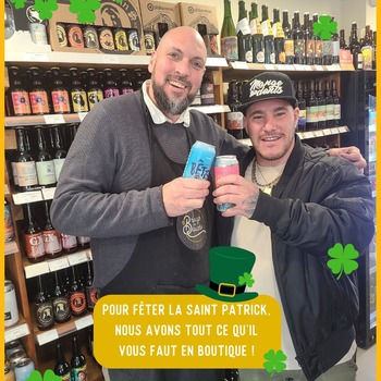 Avis aux amateurs de bières - Venez faire le plein pour la St Patrick !!! Choix, Qualité et Conseils sont au rendez-vous chez Breizh en Bouche.

Toute l'année, retrouvez notre grande sélection de bières artisanales bretonnes. 
Il y a de quoi se faire plaisir en toute occasion ! Des plus classiques aux plus originales, des cans, des nouveautés tous les mois, des bières éphémères et des bières de saison, des coffrets, ... 
Et pour ne jamais être pris au dépourvu à l'apéro, nous avons toujours une sélection au frais qui vous attends et tout ce qu'il faut pour grignoter dans les rayons !

Le plus dur sera de faire son choix ! Mais bien entendu nous sommes là pour vous conseiller !

Yec'hed mat

#biereartisanalebretonne #biere #bier #beer #craftbeer #craftbeerlover #biereartisanale #bierebretonne #bieresbretonnes #local #circuitcourt #houblon #malt #beerstagram #caveabieres #caveartisanale #breizhenbouche #bretagnetourisme #bretagnemylove #morbihan #plouhinec #bretagne #madeinbreizh #saintpatricksday #saintpatrick 
L'abus d'alcool est dangereux pour la santé