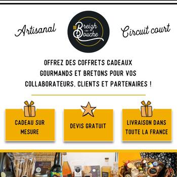 Depuis 3 ans, plus de 45 entreprises nous ont déjà fait confiance pour la réalisation de leur colis.

Vous avez besoin de paniers de Noël, de coffrets gastronomiques, de paniers d'accueil, de coffrets cadeaux ou de bons cadeaux ? 

Nous vous accompagnons dans le choix de votre sélection.

Kenavo ar’vechal

#ideecadeau #coffretcadeau #cadeaux #Noel #cadeaunoel #cse #cadeau #collectivitéslocales #comiteentreprise #entreprise #cadeauentreprise #collectivités #cadeaucollectivites #collaboratrices #collaborateurs #client #equipe #professionnel #bretagne #morbihan #epiceriebretonne #cavebretonne #breizhenbouche #local #madeinbreizh