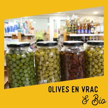 Pour vos apéros, vos cakes salés et autres recettes, Breizh en Bouche, vous propose des olives en vrac. Elles sont bio, charnues et goutues !

Kalamata, Nocellara, Olives vertes farcies à l'ail
A partir de 18,90€/kg

A très bientôt
Kenavo ar’vechal

#plouhinec #miam #breizhenbouche #olive #kalamata #nocellara