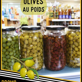 🥳 **Promotion de Mai chez Breizh en Bouche !** 🥳

Pour vos apéros, vos cakes salés et autres recettes, Breizh en Bouche, vous propose des olives en vrac. Elles sont bio, charnues et vraiment délicieuses !

Kalamata, Nocellara, Olives vertes farcies à l'ail
Profitez de 10 % sur tout le mois de mai

Nous sommes ouverts tous les jours férié du mois de mai !
A très bientôt
Kenavo ar’vechal

#plouhinec #miam #breizhenbouche #olive #kalamata #nocellara