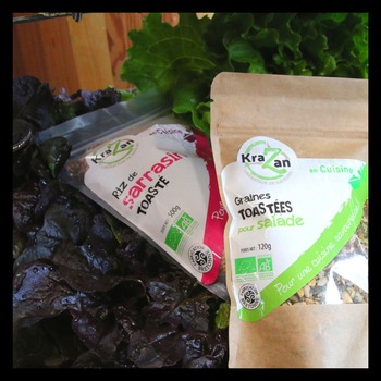 Riz de sarrasin toasté et graines toastées pour salade sont de retour à la boutique !
@krazan56 

#sarrasin #blenoir #bretagne #bio #artisanal #epicerielocale #local #breizhenbouche